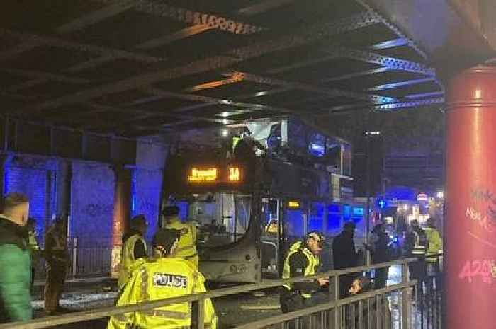 Man charged after double-decker bus strikes bridge in Glasgow leaving seven people in hospital