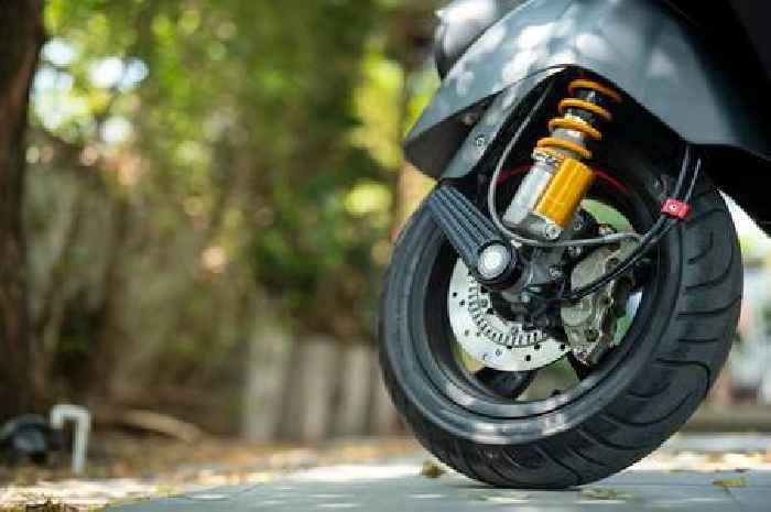 Teenage biker 'showing off' drove on pavement to avoid traffic queue