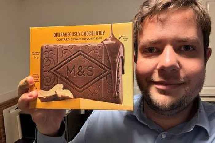 'I tried M&S's giant custard cream chocolate egg and it was an absolutely decadent, indulgent thing of beauty'