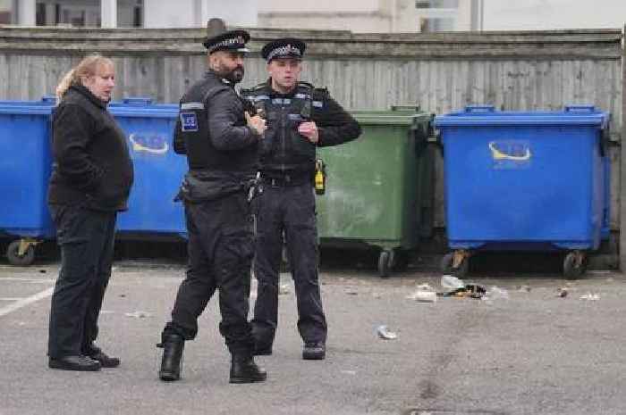 First pictures from Ashford murder investigation scene as forensic teams investigate