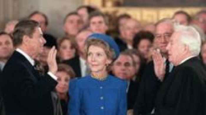 A look back at Ronald Reagan's 1985 indoor inauguration