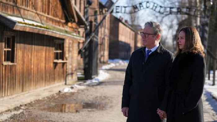 Starmer calls Auschwitz visit 'utterly harrowing' as he vows to fight 'poison of antisemitism'