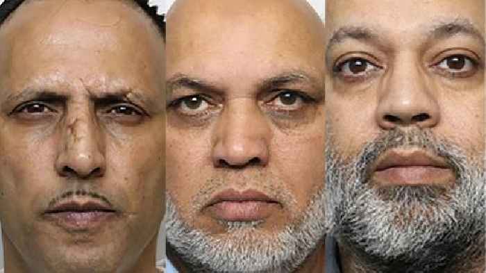 Grooming gang members sentenced for rape - as police hunt two believed to have fled the country