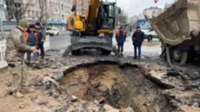 Three killed in strike on central Kyiv, Ukraine says