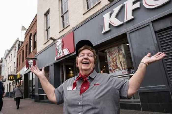 The world's longest serving KFC worker lives in Taunton