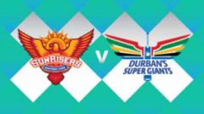 Sunrisers Eastern Cape v Durban's Super Giants - SA20 scorecard