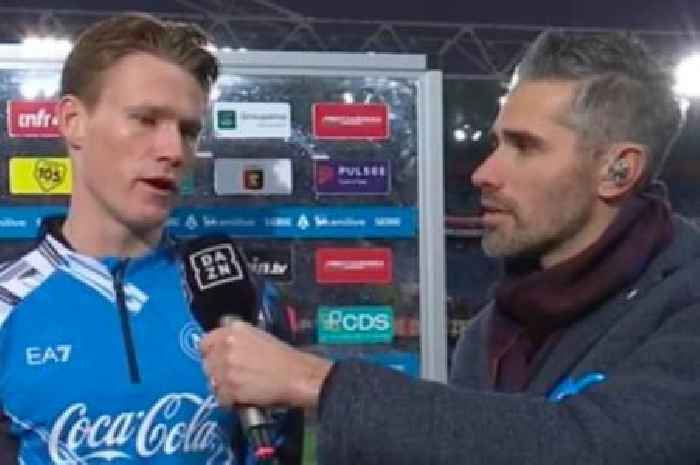 Scott McTominay has final Napoli message for Kvaratskhelia as he saves Conte from situation that would 'kill a bull'