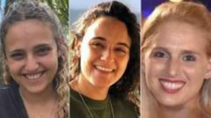 Who are the three Israeli hostages released by Hamas?