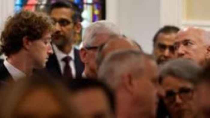 Bezos, Zuckerberg, Pichai join Trump for pre-inauguration church service