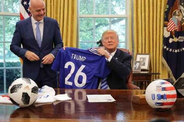 Fifa boss Infantino on Trump: ‘We will make entire world great again’