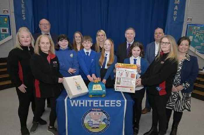 New life-saving equipment at North Lanarkshire school thanks to community efforts