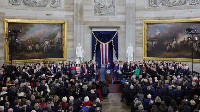 'The golden age begins right now': Donald Trump sworn in as US president for second time