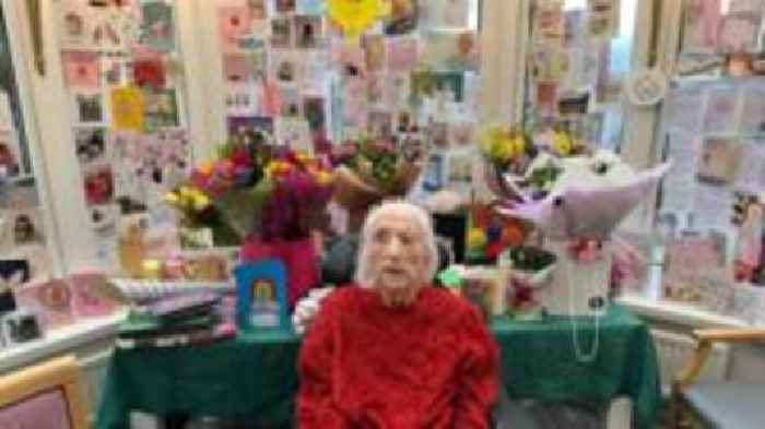 Woman receives 1,700 cards for 103rd birthday