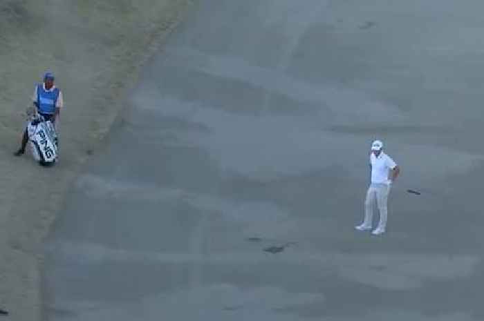 Golfer plays 'worst hole ever' as commenter shouts 'what are you doing'