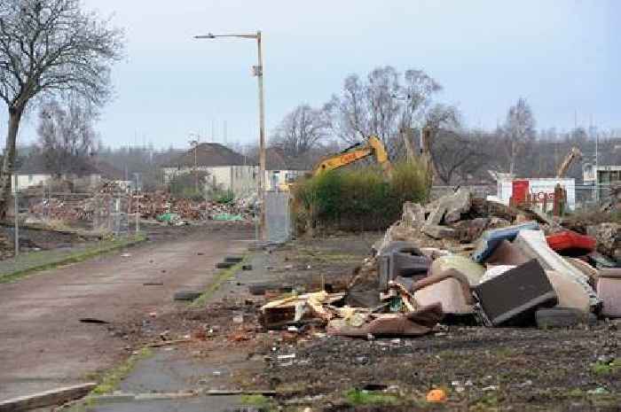 'Relief' in Paisley's Ferguslie Park as progress made on demolition of derelict housing