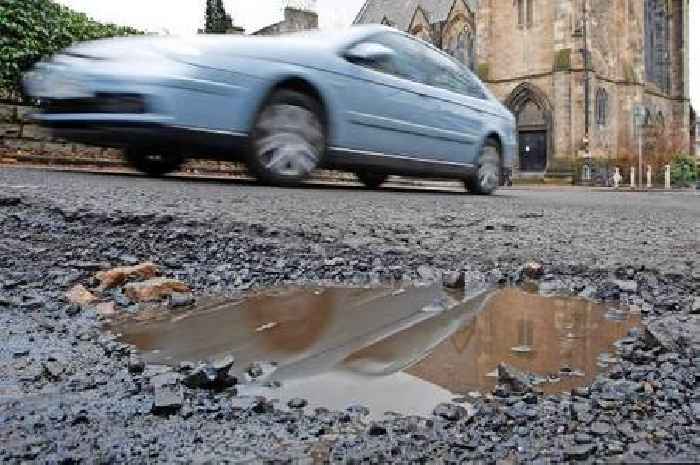 Tory MSPs hit out at number of potholes on Lanarkshire roads