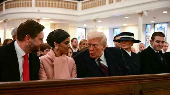 In day steeped with tradition, Donald Trump is sworn in