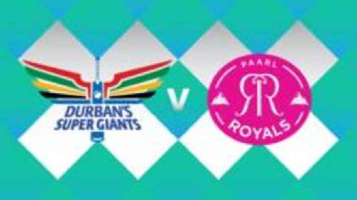 Durban's Super Giants v Paarl Royals - SA20 scorecard