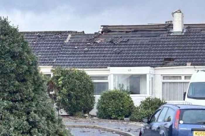 Tornado hits Cornwall and 'tears off' roof from house ahead of Storm Eowyn