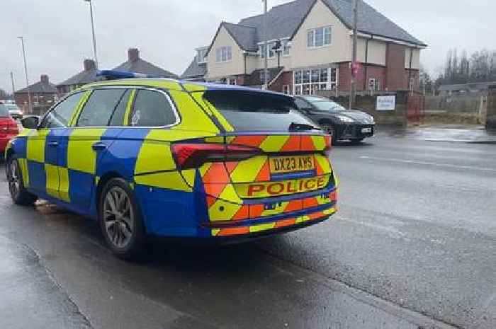 Police called to rush-hour Leek Road smash