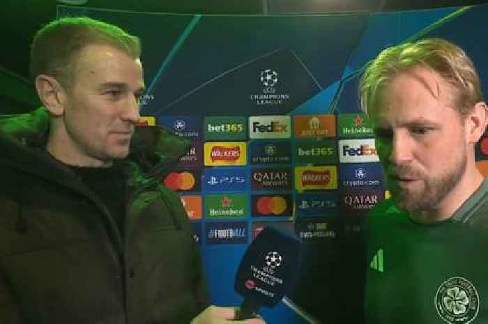 Blown away Celtic pundits react as Hart tells Schmeichel what he thinks to his face and Sutton spots a Rodgers fib