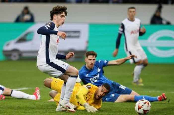 Brandon Austin's funny VAR moment as Pedro Porro reaction spotted in Tottenham win vs Hoffenheim