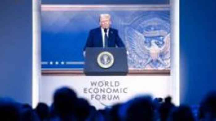 Davos elite nod along as Trump delivers ultimatum