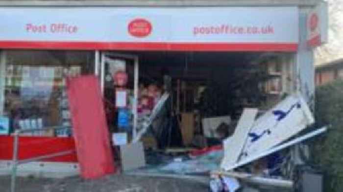 Community rallies after ram raid at post office