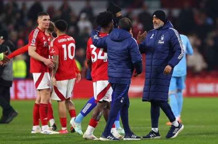 How Nottingham Forest's next five Premier League fixtures compare to top-four rivals