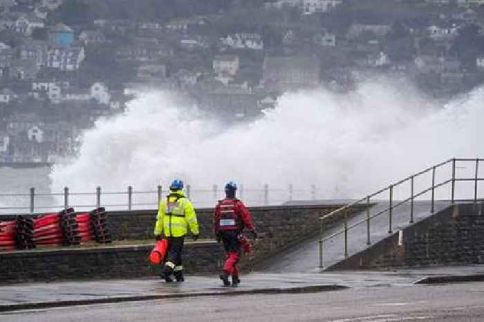 Storm Eowyn live in Cornwall as strong winds cancels ferry travel and blows trees over