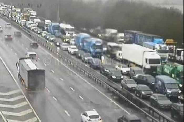 Live M25 Dartford Crossing updates as traffic being held after three vehicle accident and fuel spill