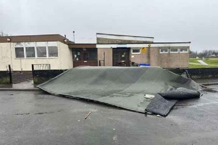 Storm Eowyn: Stirling GP surgery roof blown off as high winds wreak havoc