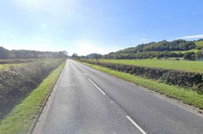 Man killed in crash between pick-up truck and motorbike that saw road shut for more than 12 hours