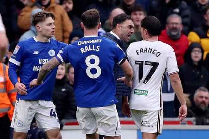 Cardiff City's Omer Riza asks for compassion as he claims Franco targeted him three or four times 