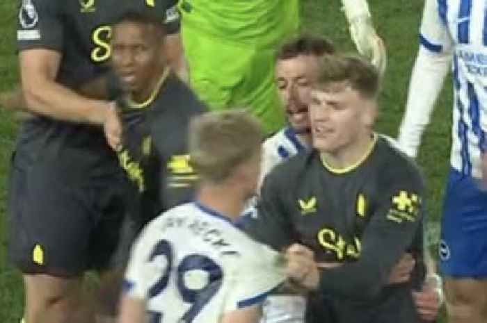 Premier League players pulled apart in full-time brawl after ill-tempered clash