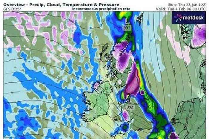 Exact date UK to be hit by -4C Arctic blast and snow as weather maps pinpoint cold snap