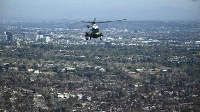 Trump visits fire-stricken California, vows 'to get it fixed'