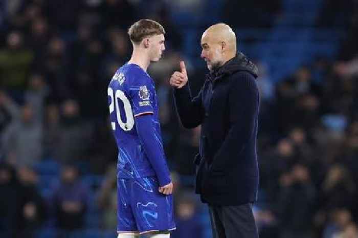 What Cole Palmer and Pep Guardiola did at full time of Man City vs Chelsea after reunion