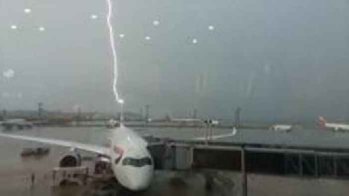 Watch: Sao Paulo storm brings floods, chaos and lightning