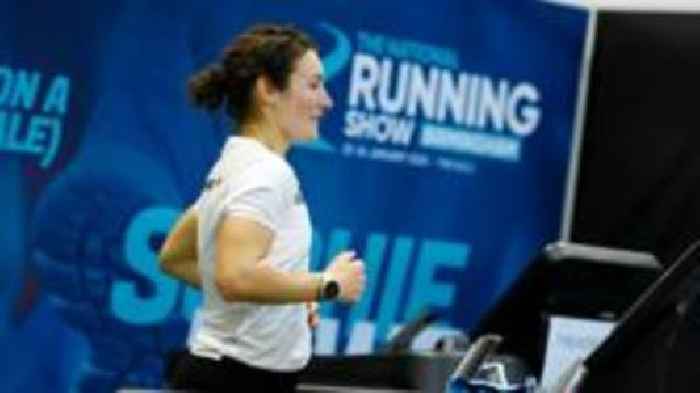 Woman runs 226 miles to set new treadmill record