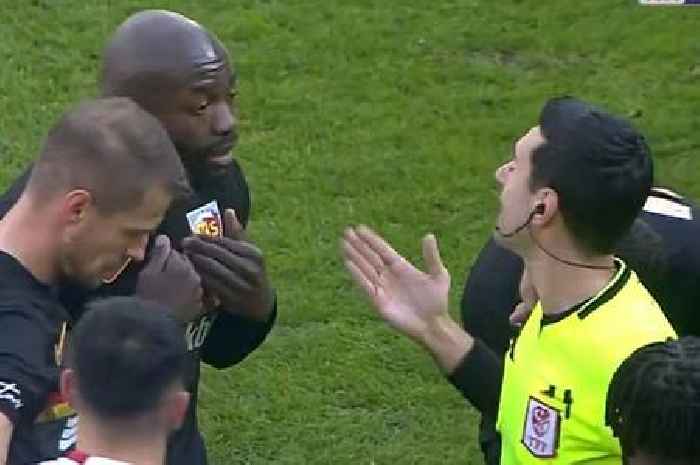 Footballer sent off after he decided to slap his own team-mate in odd scenes