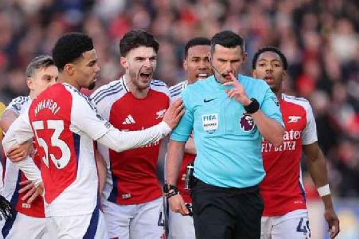 Michael Oliver investigation confirmed as FA issue statement after Arsenal red card