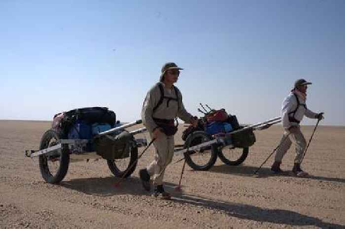 Cotswolds adventurer makes history with rickshaw desert challenge