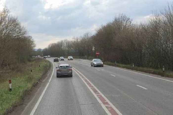 A303 Somerset live as flooding closes eastbound road