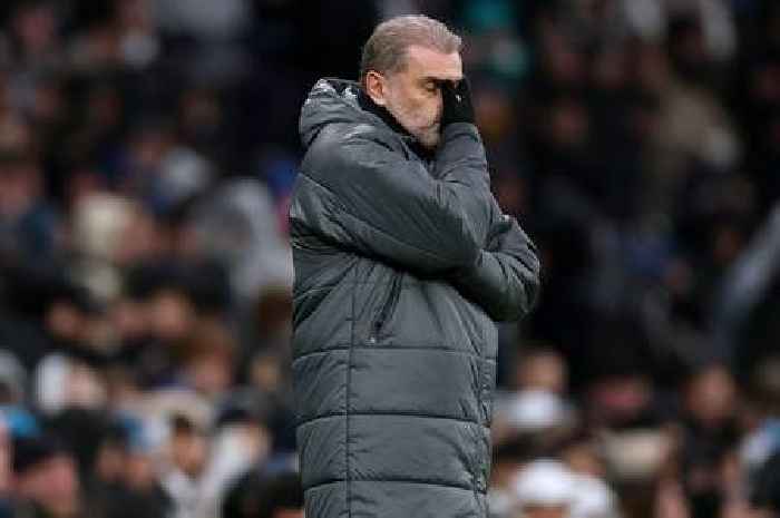 Ange Postecoglou on the brink as Tottenham fans unveil blistering three-word banner after Leicester City shambles