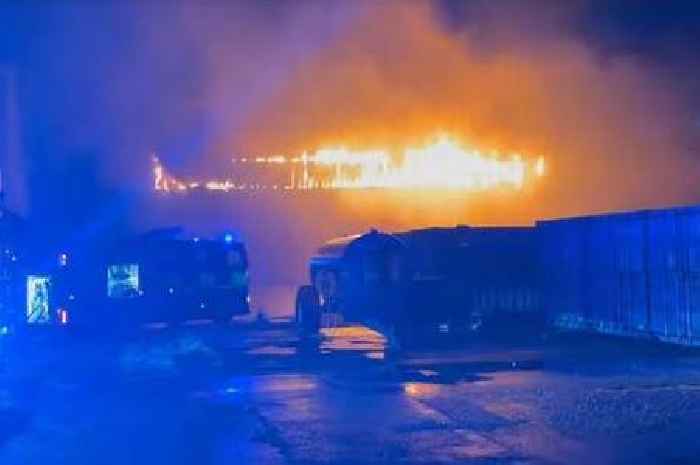 Main A469 road remains shut more than 24 hours after 'massive' Rhymney fire