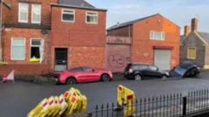 Sinkhole forces people to leave their homes