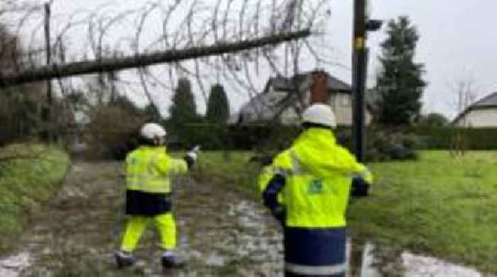 Way to go yet in Storm Éowyn clean-up - NI secretary