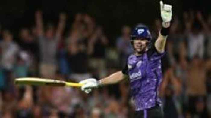 Owen's 39-ball century leads Hobart to Big Bash title