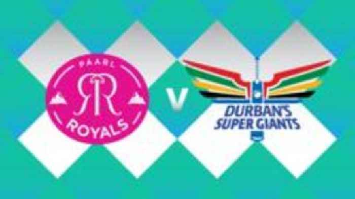 Paarl Royals v Durban's Super Giants - SA20 scorecard